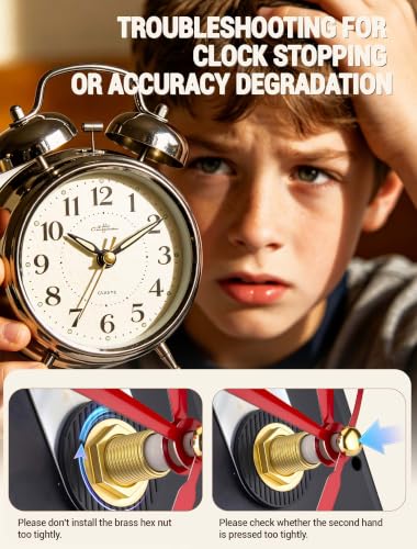 3 Pack Quartz Clock Movement Kit with Small Hands for DIY Repair