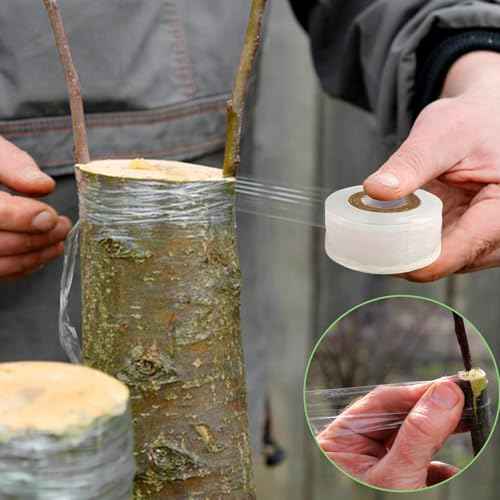 3 Pack Plant Grafting Tapes Stretchable Plant Repair Tapes Garden Grafting Tape,Graftings Film,Plants Tape for Broken Stem,Perfect for Fruit Floral Tree and Plants