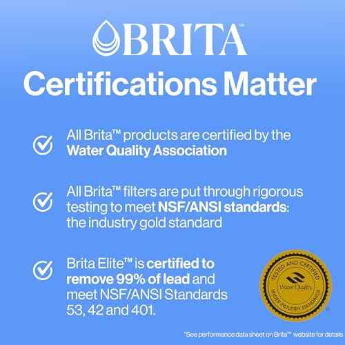Brita UltraMax Large Water Dispenser With Standard Filter, BPA-Free, Reduces Copper, Cadmium and Mercury Impurities, Lasts 2 Months or 40 Gallons, Includes 1 Filter, Kitchen Accessories, Large 27-Cup
