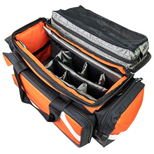 Medical Trauma Bag for EMT Paramedic First Responder Emergency Supplies Orange