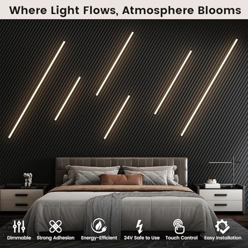 GloryAir Recessed LED Wall Lighting Kit 6pcs White 16