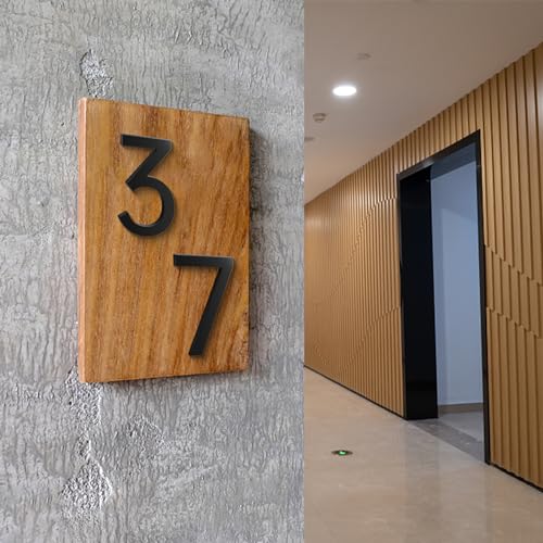 Merear 5-Inch Self-Adhesive House Number No.3 for Exterior Use