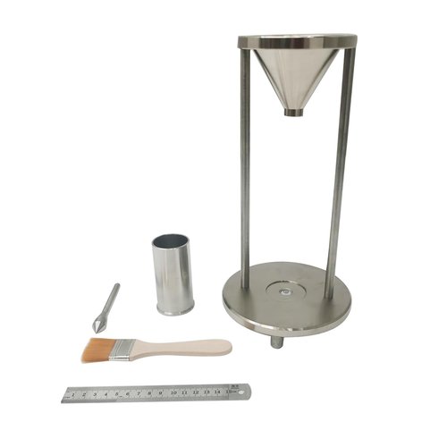 INTBUYING Bulk Density Tester with 100ml Measuring Cup Natural Accumulation Bulk Density Volumeter with Funnel Outlet Diameter 0.5In