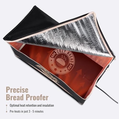 Cozy Bread Proofing Mat & Insulation Box Bundle – Thermostat Controlled Sourdough Proofer Kit (10 x 21 in) – PROOFING MAT & BOX