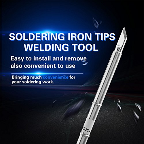 Hakko Fx-951 Tips T12 Soldering Station T12 Series Soldering Iron Tips Solder Welding Tool Replacement Tips for FX-951 Rework Station(10PCS)
