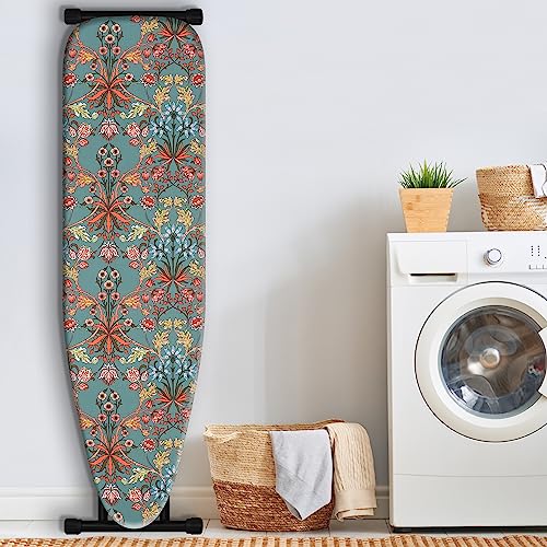 Ca iu s Ironing Board Cover and Pad 15x54 in Red – Elastic Edge, Easy Fit