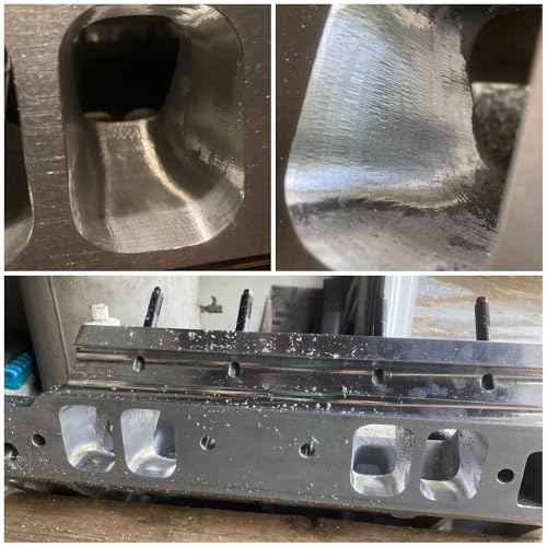 10Pcs Long Carbide Burr Set 1/8" Shank Total L 4.4" Compatible with Dremel Die Grinder Bits Port Grind Metal Cast Iron Steel Aluminum Cylinder Head Engine Intake Exhaust Manifold Tight Area