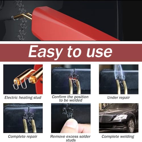 DLronwey 2 Styles Plastic Welding Staples Pack of 1000 - Auto, Decoration, Toy & Repair