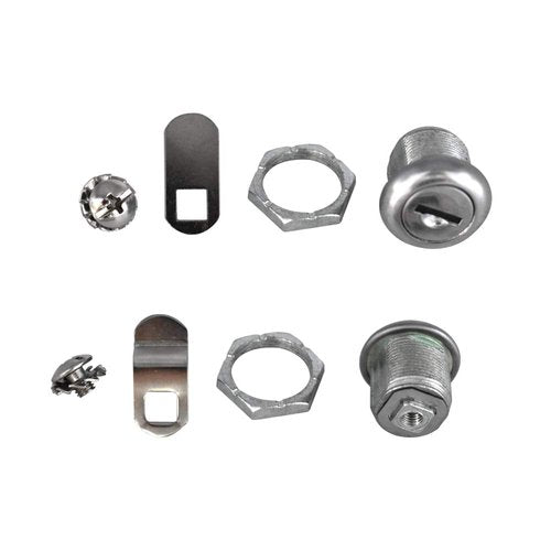 2Pcs Cabinet Cam Lock Keyed Alike Tool Box Locks 5/8" Cylinder for Truck Pickup Tool Box Vending Machine Drawer Mailbox ATM Locks Replacement