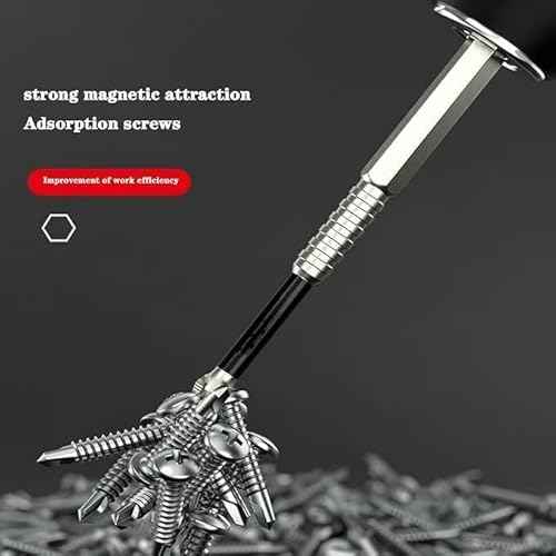 High-Magnetic Screwdriver Drill Bit,k5 impact resistant non slip bit,Strong Magnetic Durability Screwdriver Drill Bit Set,Anti-Slip Magnetic Electric Screwdriver Set,25 50 65 70 90 150mm (1Set)