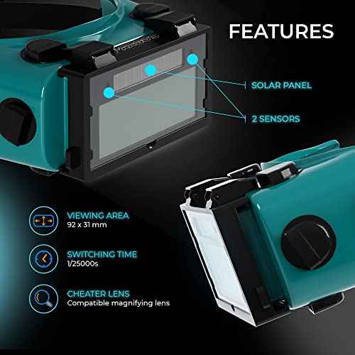 Welding Goggles Glasses Auto Darkening Solar Welders Helmet Eyes Gas Torch Cutting Flip Up Lens Eye Protection