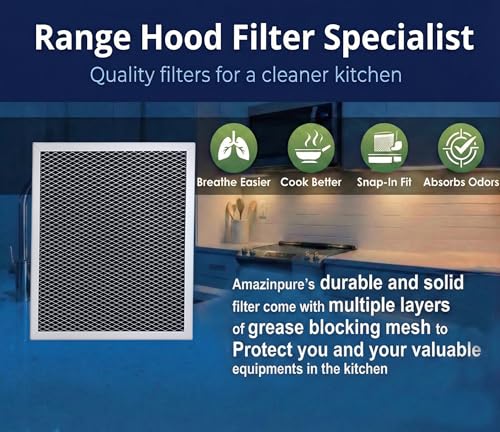 Range Hood Filter 8.75 x 10.5 in for Broan/Nutone 97007696 41F – 3X Pack