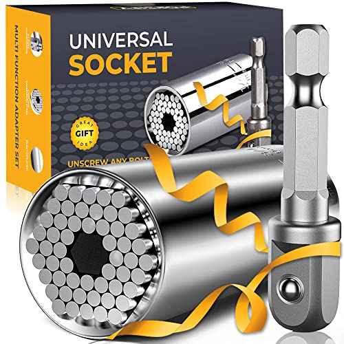 Stocking Stuffers for Adults Men, Gifts for Universal Socket Tools White Elephant Gifts Dad Gifts, Christmas Gifts for Who Have Everything Dad Boyfriend Husband Tools for Cool Gadgets