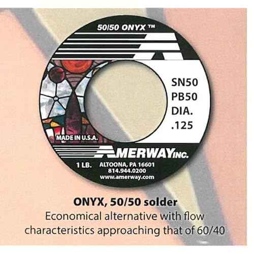 Onyx Stained Glass Soldering Wire