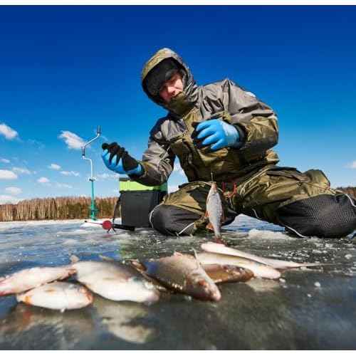 DULFINE 100% Waterproof Winter Work Gloves for Men and Women,Foam Latex Coated and Thermal Insulated Gloves for Cold Weather