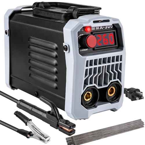 BetyBedy Mini Stick Welder, Portable Welding Machine, 110V MMA-300Amp Welder Machine with Hot Start, Arc Force, Anti-Stick, IGBT Inverter Electric Welding Machine for 1/16"-1/8" Rod ARC Welder
