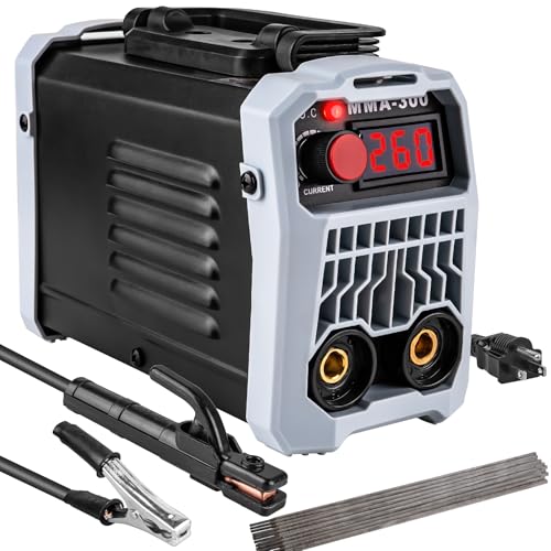 BetyBedy Mini Stick Welder, Portable Welding Machine, 110V MMA-300Amp Welder Machine with Hot Start, Arc Force, Anti-Stick, IGBT Inverter Electric Welding Machine for 1/16"-1/8" Rod ARC Welder