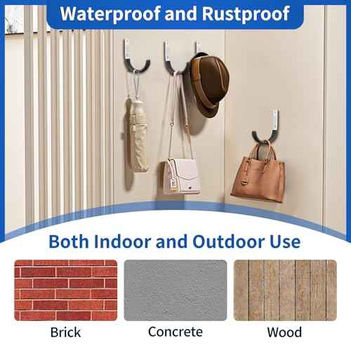 Heavy Duty Steel Garage Hooks,Garage Storage Utility Hooks,Heavy Duty Garage Garden Tool Organizer,Steel Wall Mount Hooks, Garden Hose Hanger, Small U Hooks (Black 2 Pack)