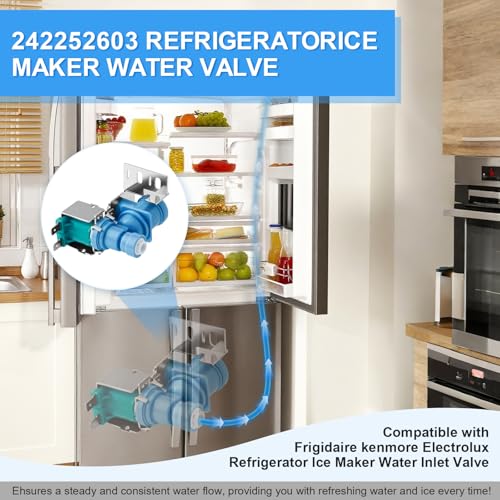 Refrigerator Water Inlet Valve 242252603 for Kenmore Frigidaire