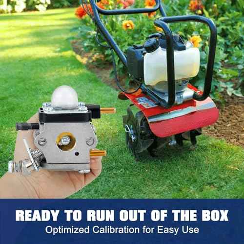 Powtol C1U-K54A Carburetor for Mantis Tiller 7225 7222M 7222 7222E 7924 7920 7230 7234 7240 Echo TC-210 TC-2100 TC-210i Tiller Cultivator C1U-K82 C1U-K17 C1U-K27B