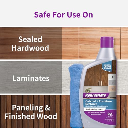 Rejuvenate Cabinet & Furniture Restorer 16 Oz Pack of 1 Clear Finish
