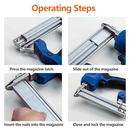 18 Gauge Galvanized Brad Nails Brown T-head 5 Sizes 1500-Pack (5/8"+3/4"+1"+1-1/4"+2"),300 per size, Assorted Size Project Pack, for Pneumatic, Electric 18GA Brad Nailer Gun