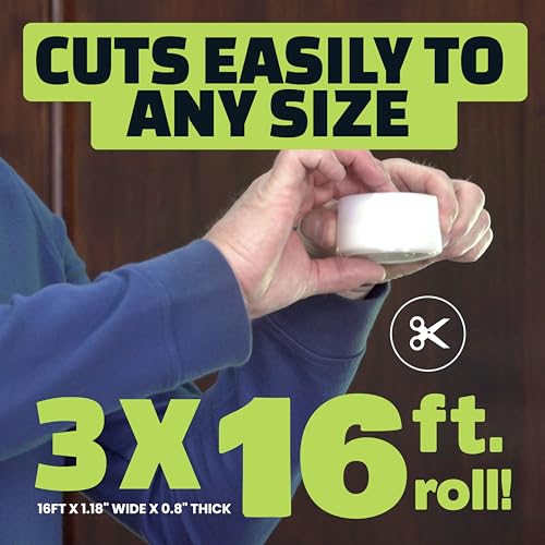 Alien Draft Seal Set of 49 Feet - Flexible Door & Window Gap Insulation Kit