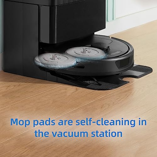 8 Pack Mop Pads for Roborock Q Revo/Qrevo S Pro/Saros 10R - Gray (Variation: Gray-Qrevo Mop Pads)