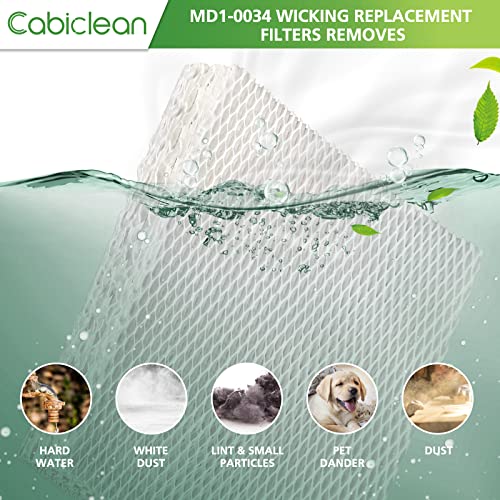 Cabiclean MD1-0034 Replacement Humidifier Wick 4-Pack for Vornado EVAP Series