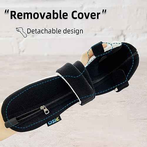 OSK Soft Functional Resting Hand Splint with Finger Separator,Stroke Hand Brace By Restorative Medical,Wrist Brace For Carpal Tunnel,Immobilizer Muscle Atrophy Rehabilitation(Right,Small)