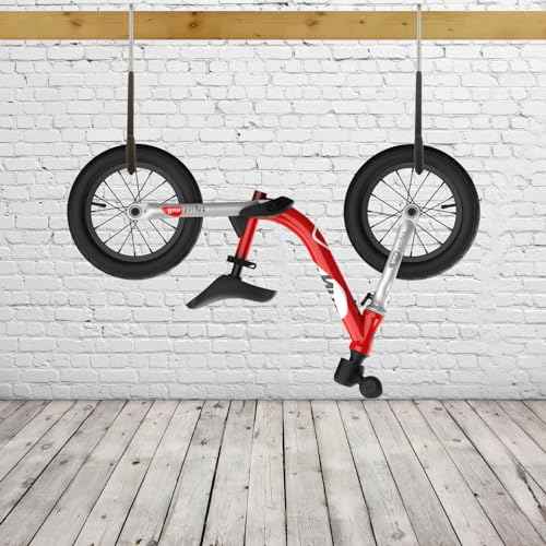 Acrux7 16 Pack Rafter Hooks Heavy Duty Rafter Hanger Vinyl Coated Large S Hooks for Hanging Ladder Bike Hangers Garage Storage Organizer (Black)