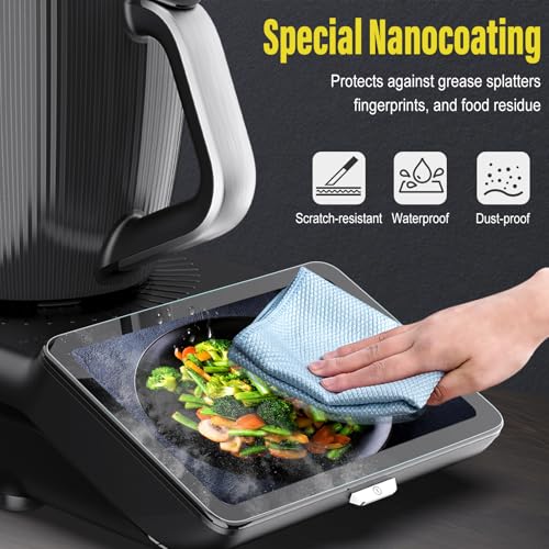 SkingHong 1PC Tempered Glass Screen Protector for Thermomix TM7 – Ultra-thin, 9H Scratch-Resistant