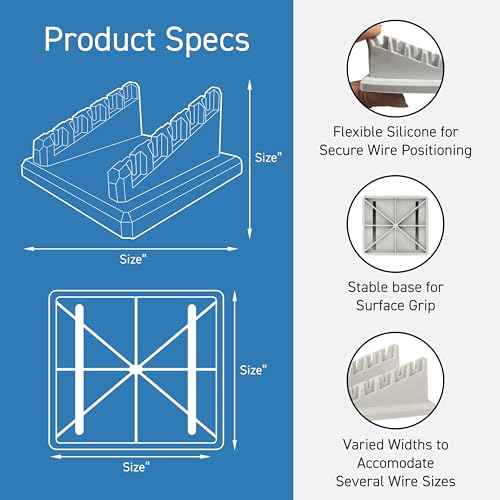 Silicone Soldering Holder- Wire Holder for Soldering - Stand Alternative to Solder Clamp and Third Hand - Station and Stand Accessories