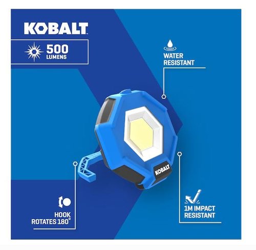 K.balt1.5-Volt 500 -Lumens Battery-Operated Portable Work Light 3 -Batteries Included