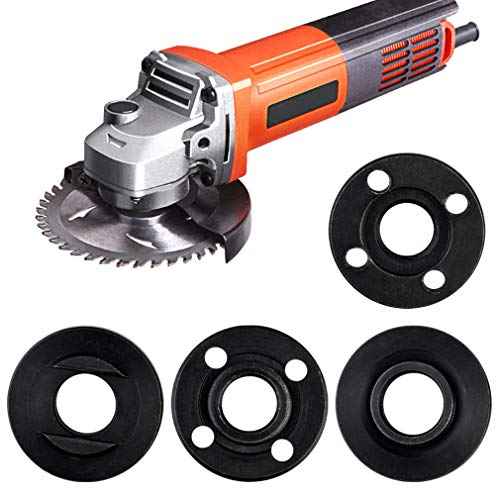 5pcs Grinder Flange Angle Wrench Spanner Metal Lock Nut for Compatible with Dewalt Milwaukee 193465-4 Bosch Black Decker Ryobi Makita 5" 5/8-11 Parts