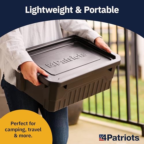 4Patriots Emergency Food Kit - 128 Servings Freeze-Dried Survival Meals, 25-Year Shelf Life