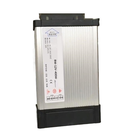 1 Pcs DC 400W 12V 33A Lighting Transformer 100-240V LED Driver for LED Light Strip Power Supply Waterproof Driver