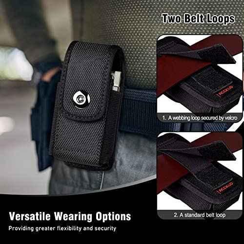 Multitool Sheath Compatible with Leatherman EDC Belt Organizer Tool Holster Pouch, Black