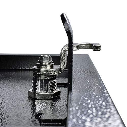 Mail Boss Black Locking Post Mount Mailbox USPS Approved Secure Mailbox