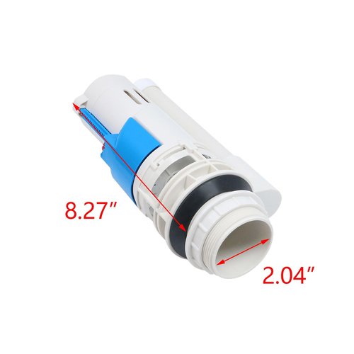 T Tulead 8.27 Inch Height Toilet Flush Valve Toilet Repair Kit Dual Flush Valve Replacement