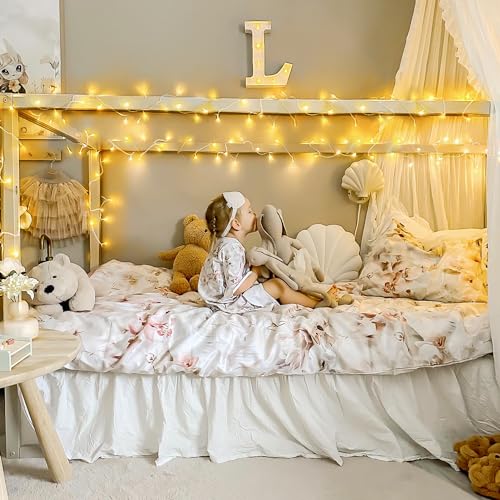 JMEXSUSS 100 LED Indoor String Lights Warm White Christmas Lights - 33ft, 8 Modes