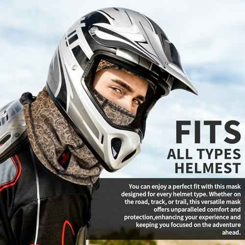 FR Balaclava Face Cover 100% Cotton Flame Proof for Oilfield Construction Industrial Work Lightweight Safety