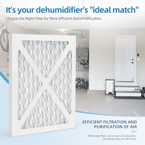 DH65 DR65 MERV 11 Replacement Filter (4 Pack) for Honeywell TrueDRY Dehumidifier