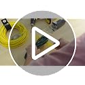 Yellow 12-Inch Extension Cord Holder Straps 12 Pack for RV, Boat & Garage Organization