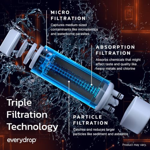 EveryDrop Whirlpool Ice & Water Refrigerator Filter 2 - Orange, EDR2RXD1