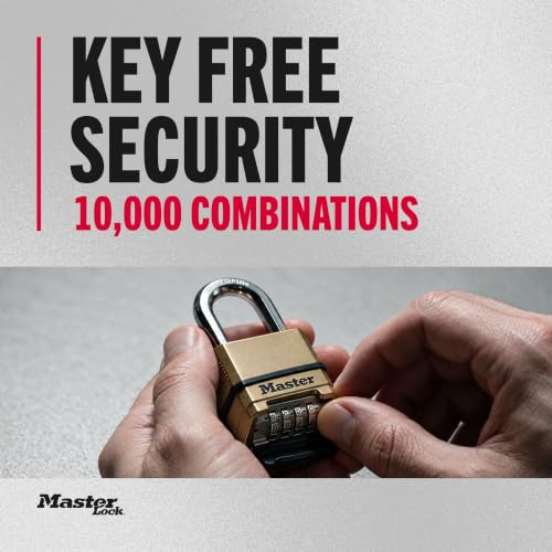 Master Lock Heavy Duty Weatherproof Combination Padlock 1 Pack 2x3.87 inches