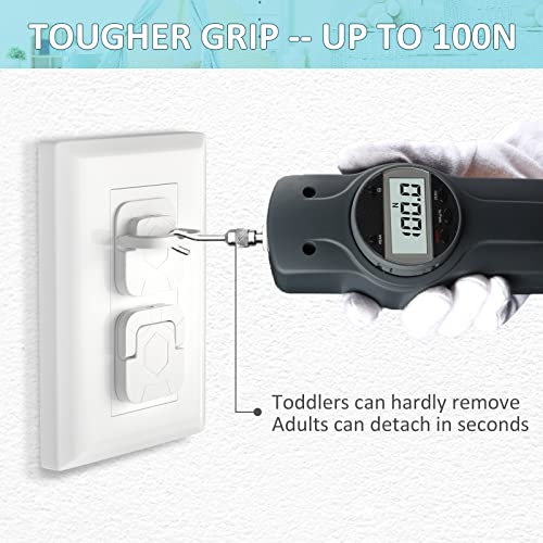 4our Kiddies Baby-Proof Outlet Covers 60 Pack Child Safety Electric Plug Protectors