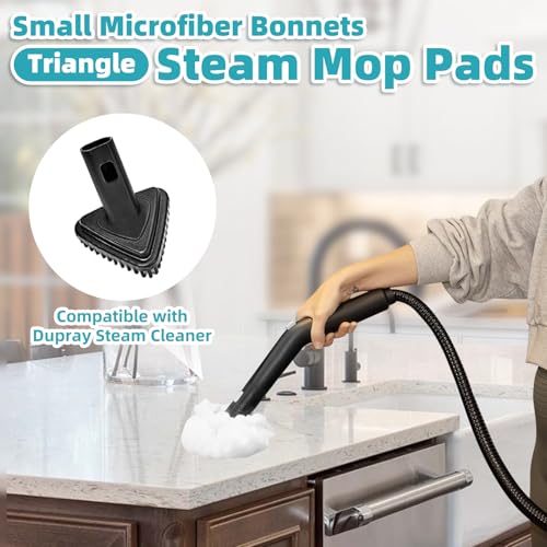 LOVECO Microfiber Bonnet 10 Pack + 1 Pack for Dupray McCulloch Awasky Steam Cleaners