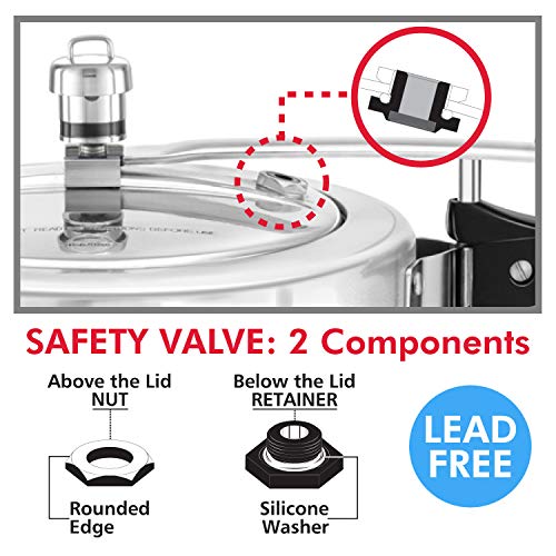 Hawkins B1010 3-Piece Pressure Cooker Safety Valve Set