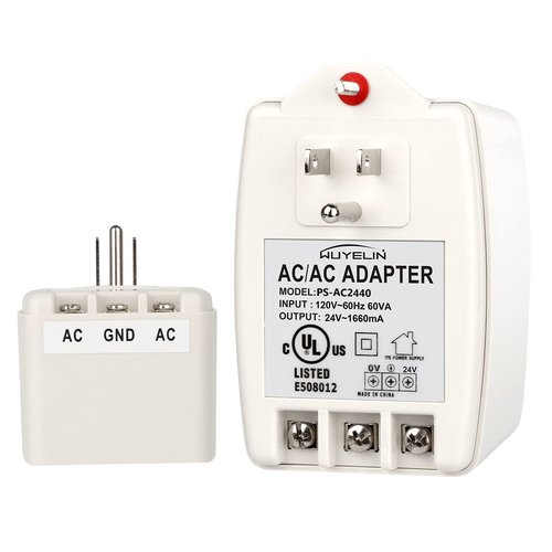 24VAC 40VA Plug in Transformer,Doorbell Transformer Compatible with All of Doorbell，Nest, Ecobee, Sensi and Honeywell Thermostat